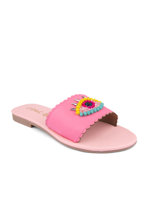 Chini C Pink Ethnic Sandals Price in India