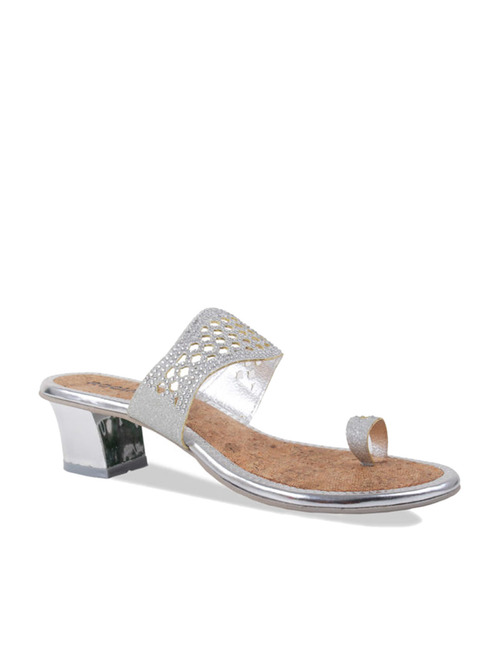 Rocia by Regal Silver Toe Ring Sandals Price in India