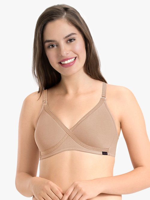 Every De by Amante Sandalwood Non Padded Non Wired Full Coverage Bra Price in India