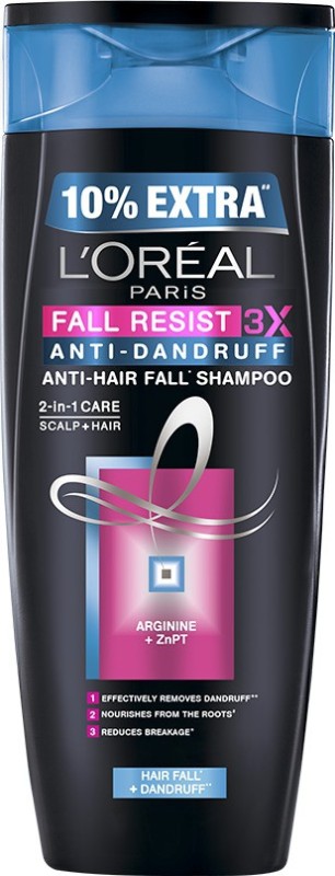 L'Oreal Paris Fall Resist 3X Anti-dandruff Shampoo Price in India