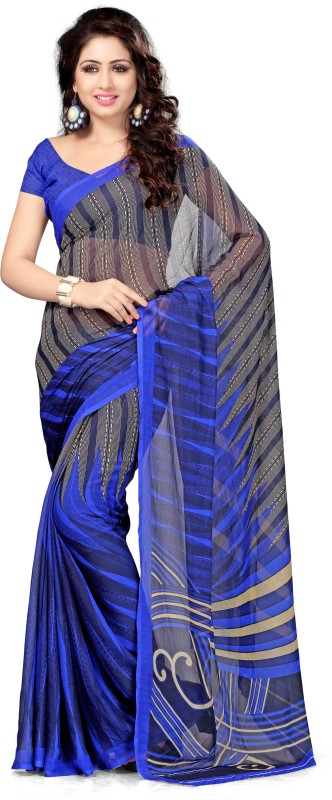 Printed Daily Wear Chiffon Saree Price in India