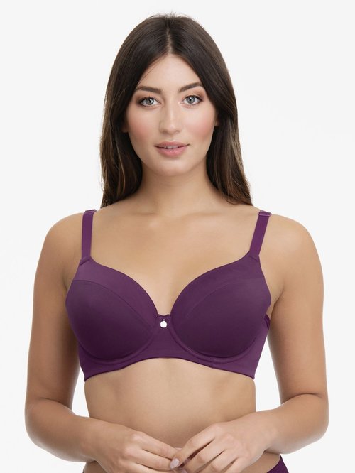 Ultimo Grape Under Wired Padded T Shirt Bra Price in India