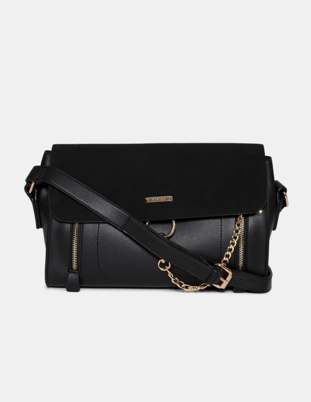 Black Women Sling Bag Price in India