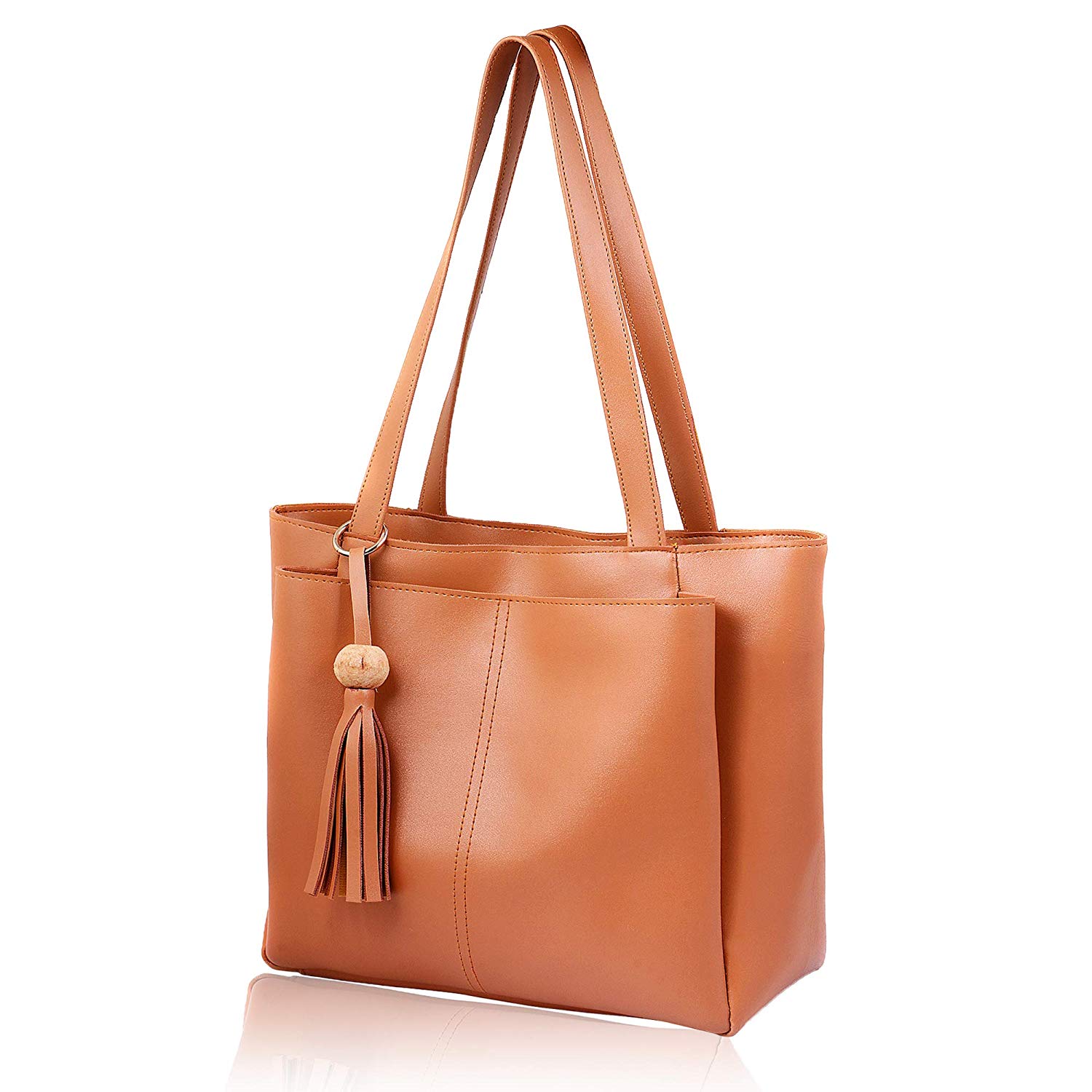 women marks Women's Tan PU Handbag Price in India