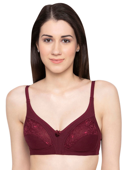 Candyskin Wine Non Wired Non Padded Everyday Bra Price in India