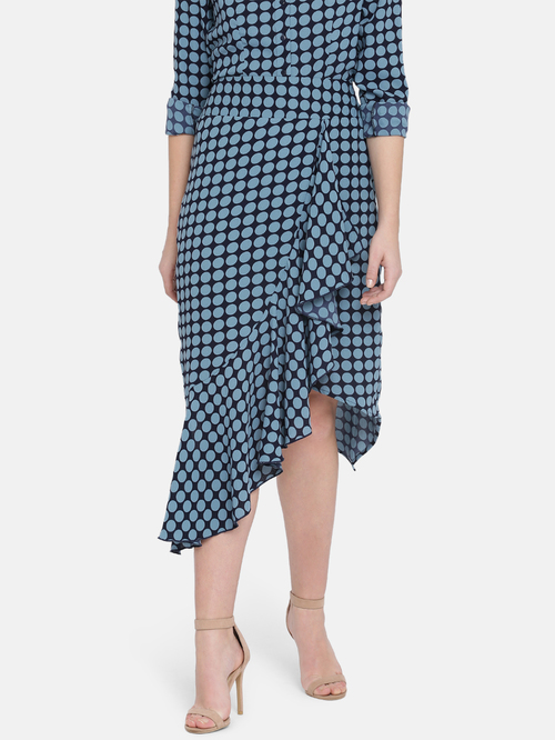ISU by Radhika Apte Teal Printed Skirt Price in India
