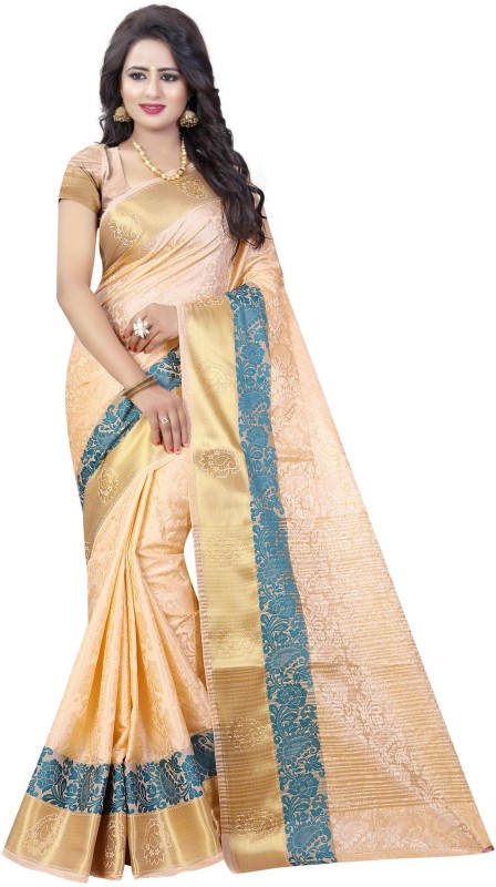 Woven Kanjivaram Cotton Silk Saree Price in India