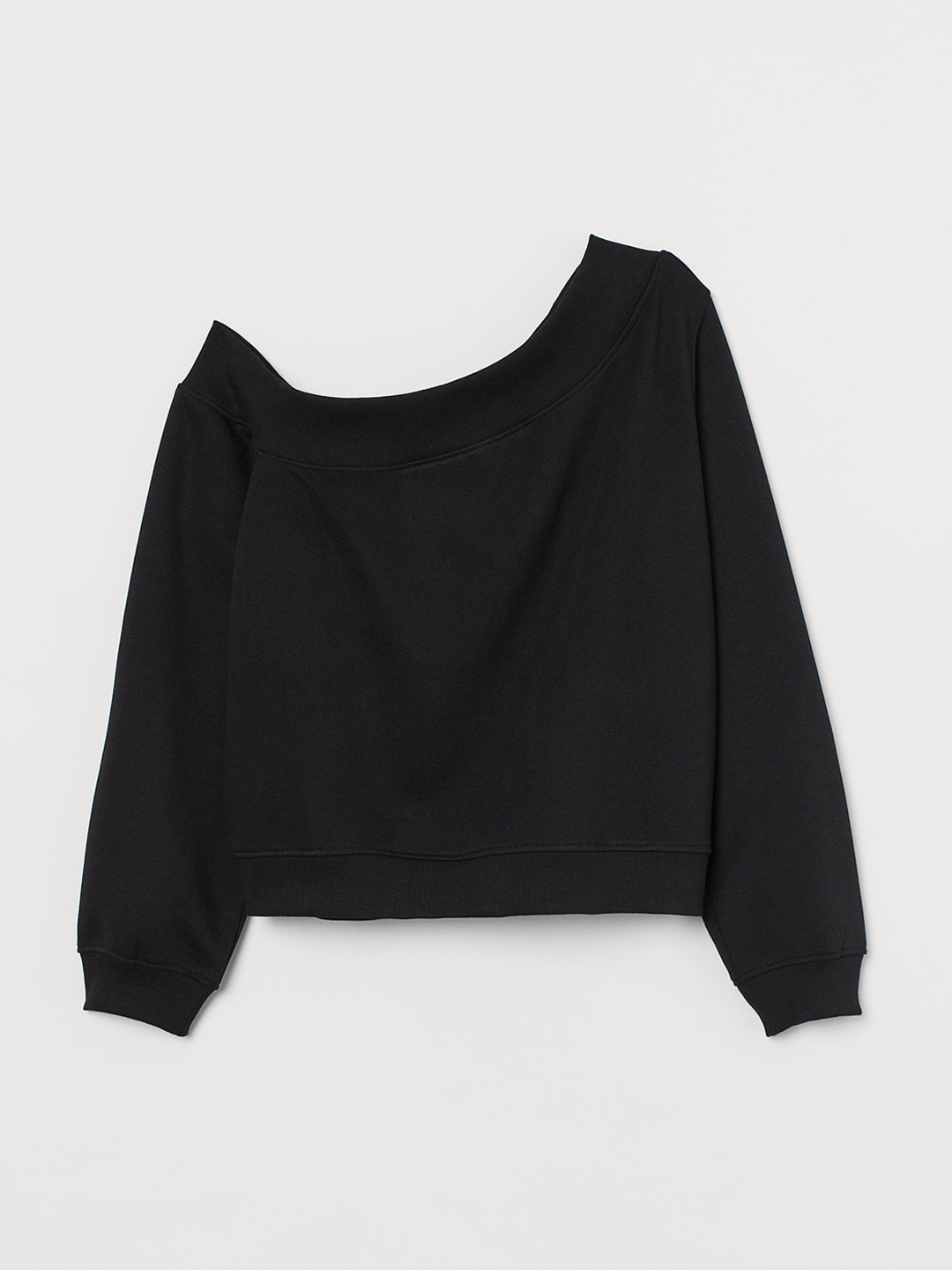 H&M Women Black One-Shoulder Top Price in India