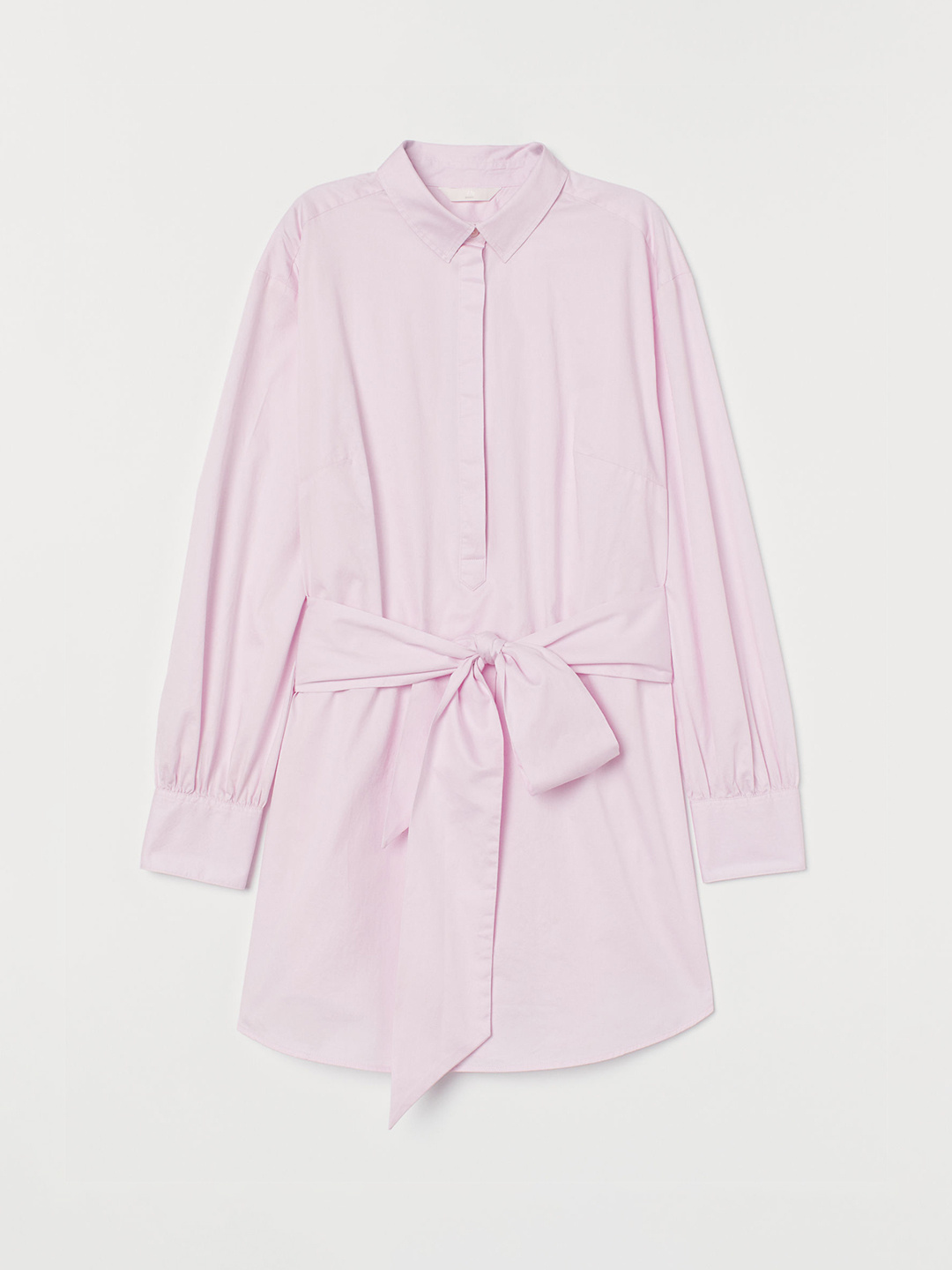 H&M Women Pink Solid Cotton MAMA Shirt Price in India