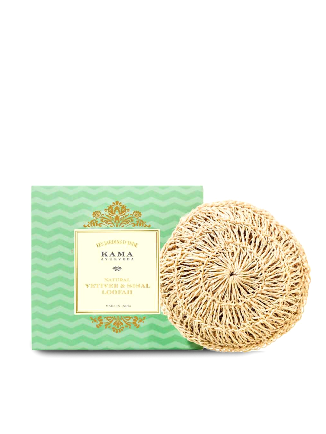 KAMA AYURVEDA Unisex Beige Natural Vetiver & Sisal Loofah Price in India