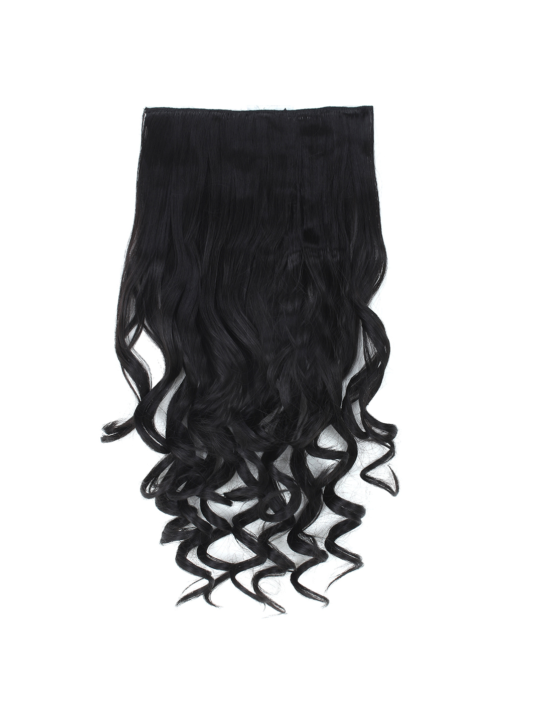 Rozia Women Black 22" Synthetic Curly Hair Extensions Price in India