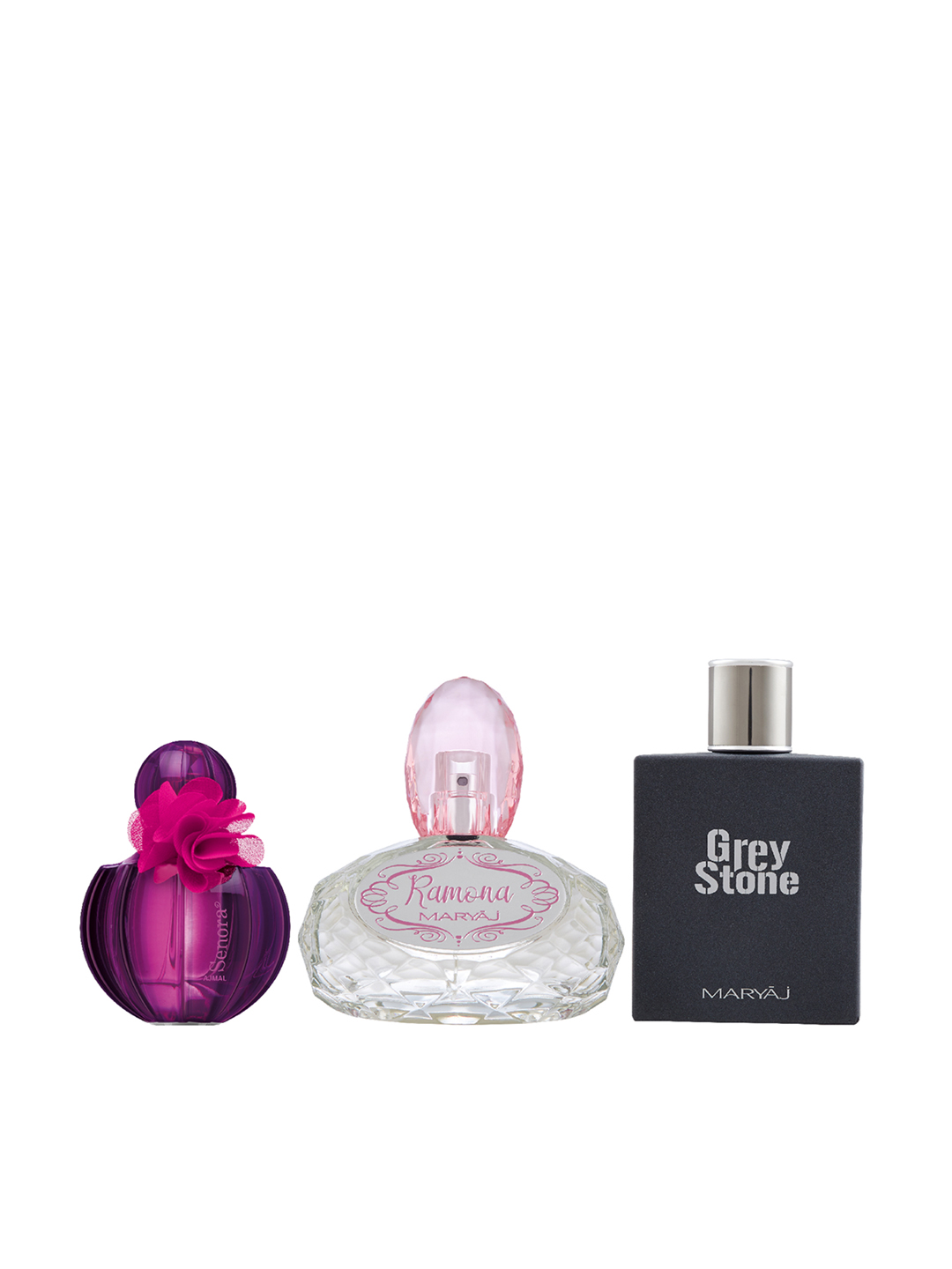 Ajmal Unisex Set of 3 Fruity & Mild Perfumes Price in India