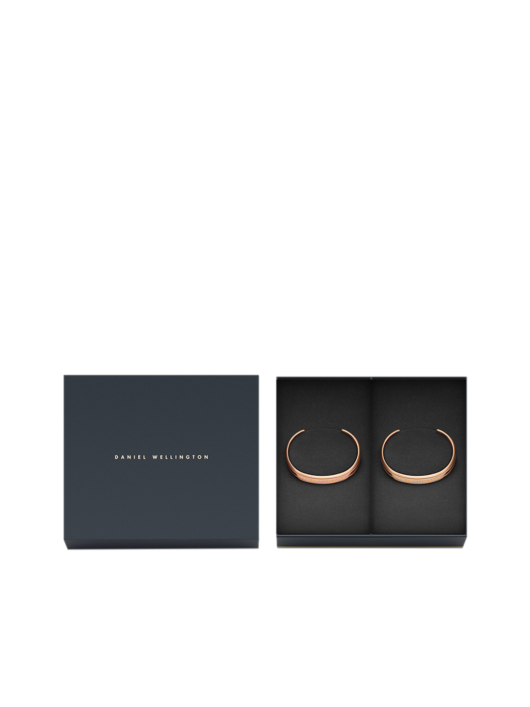 Daniel Wellington Set Of 2 Classic Dusty Rose Gold-Plated & Desert Sand Bracelet Gift Set Price in India