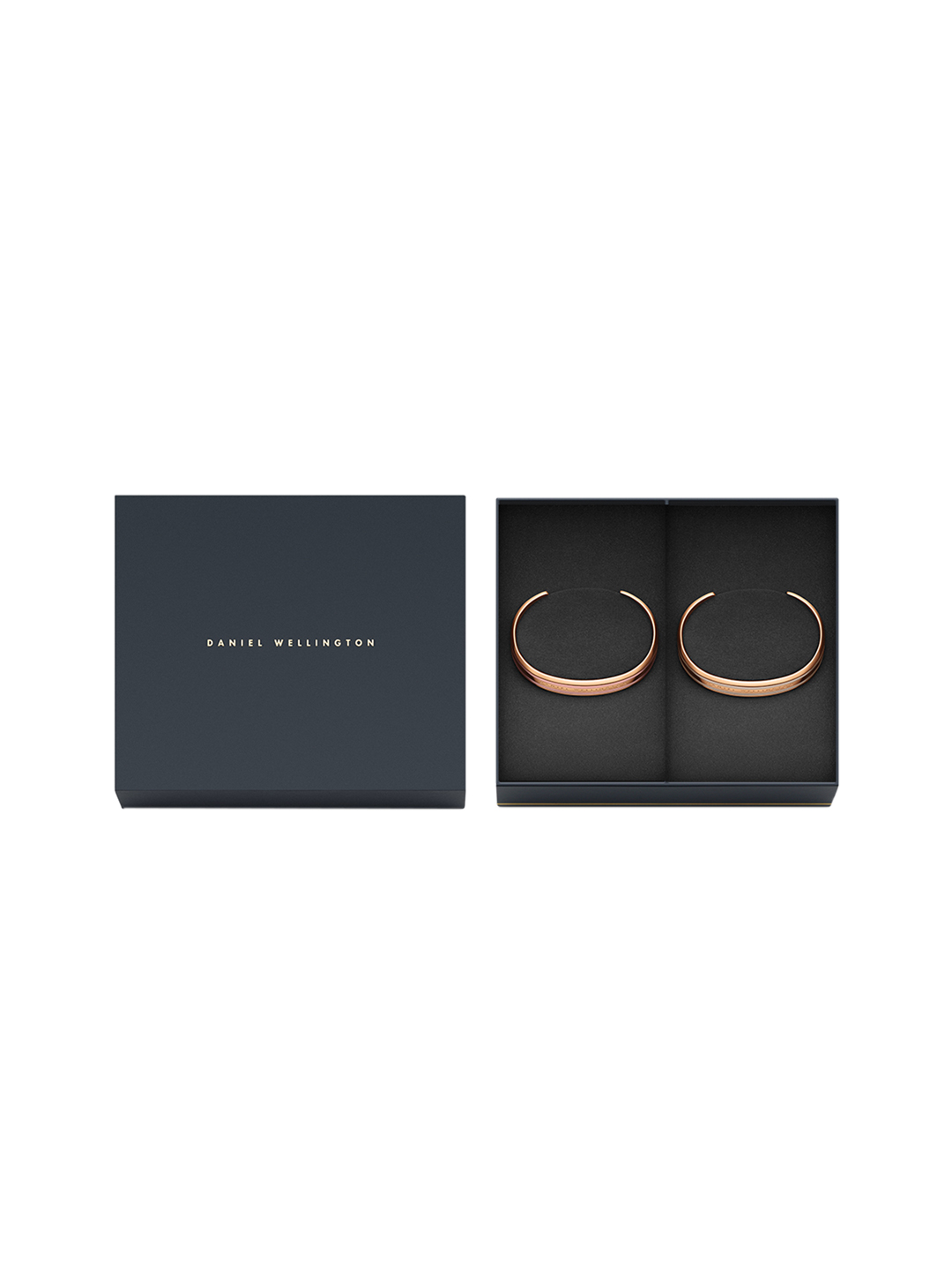 Daniel Wellington Set Of 2 Classic Dusty Rose Gold-Plated & Desert Sand Bracelet Gift Set Price in India