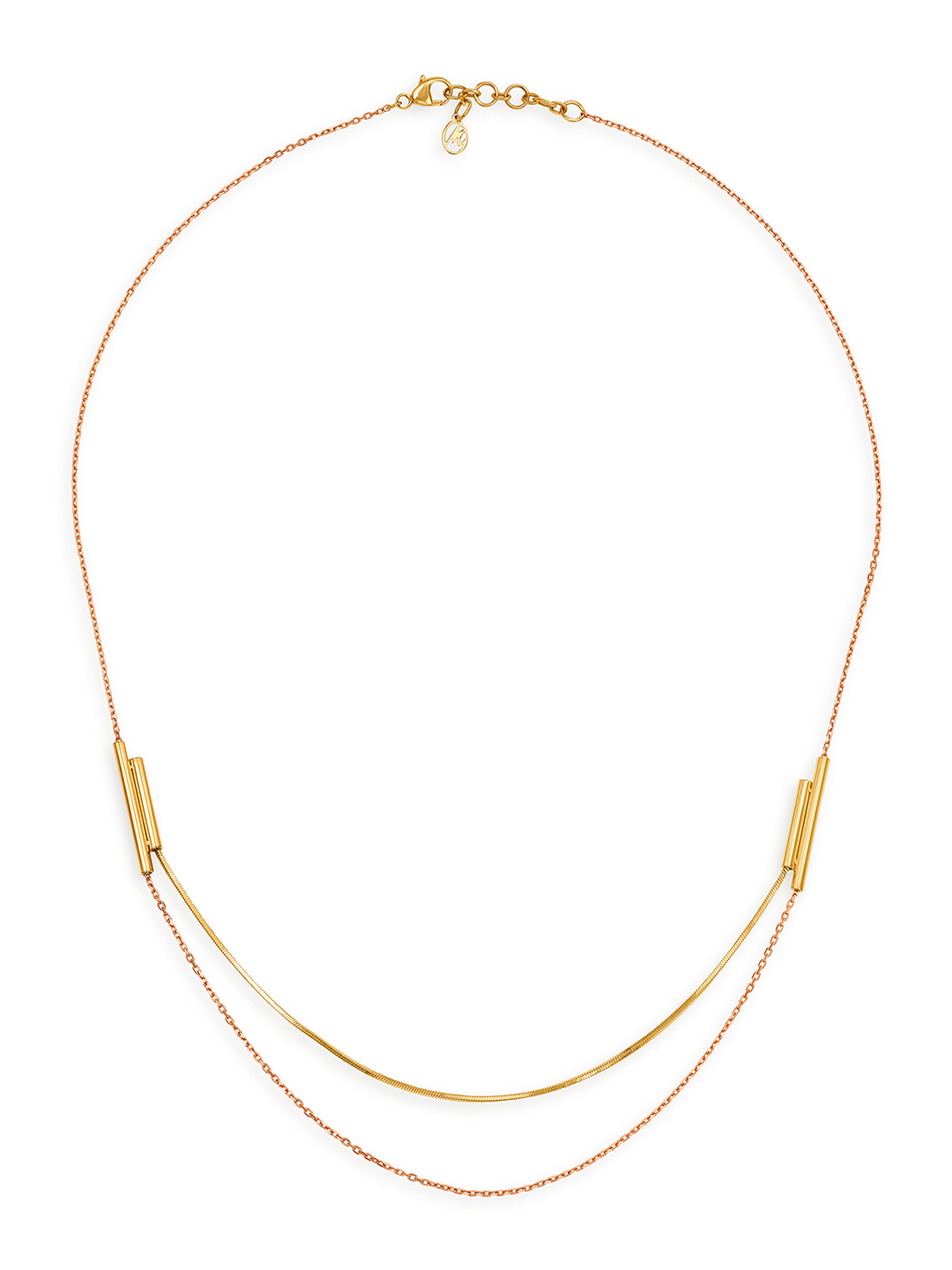 Mia by Tanishq 14KT Yellow Gold Necklace Price in India