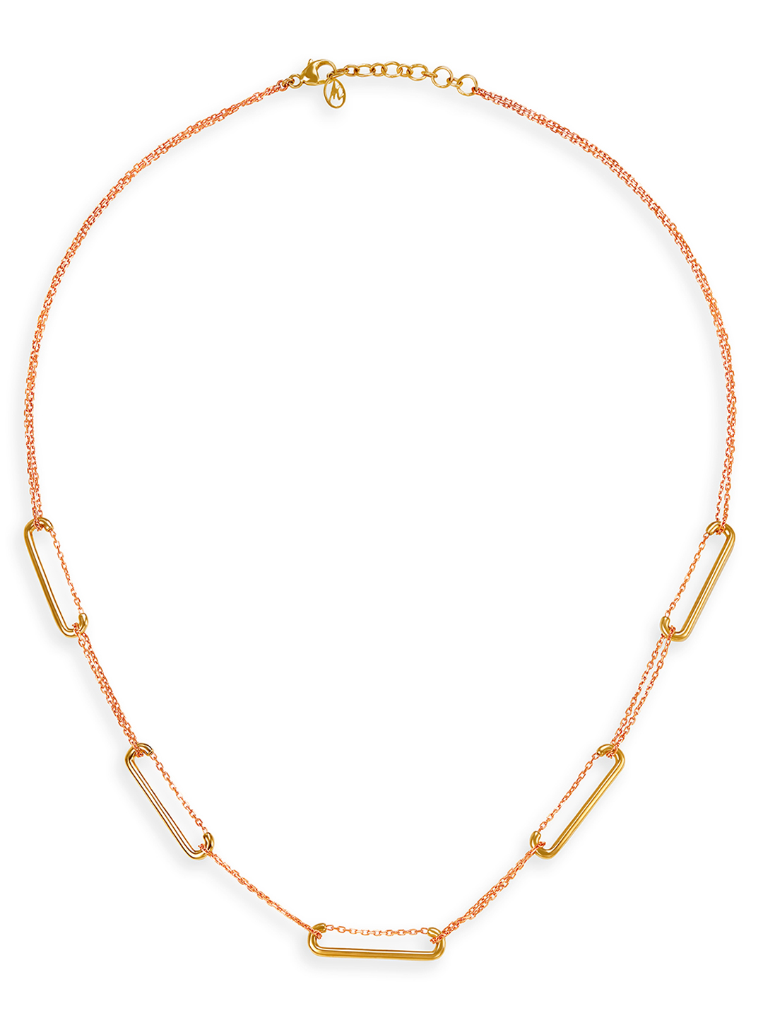 Mia by Tanishq 14-Karat Yellow Gold Necklace Price in India