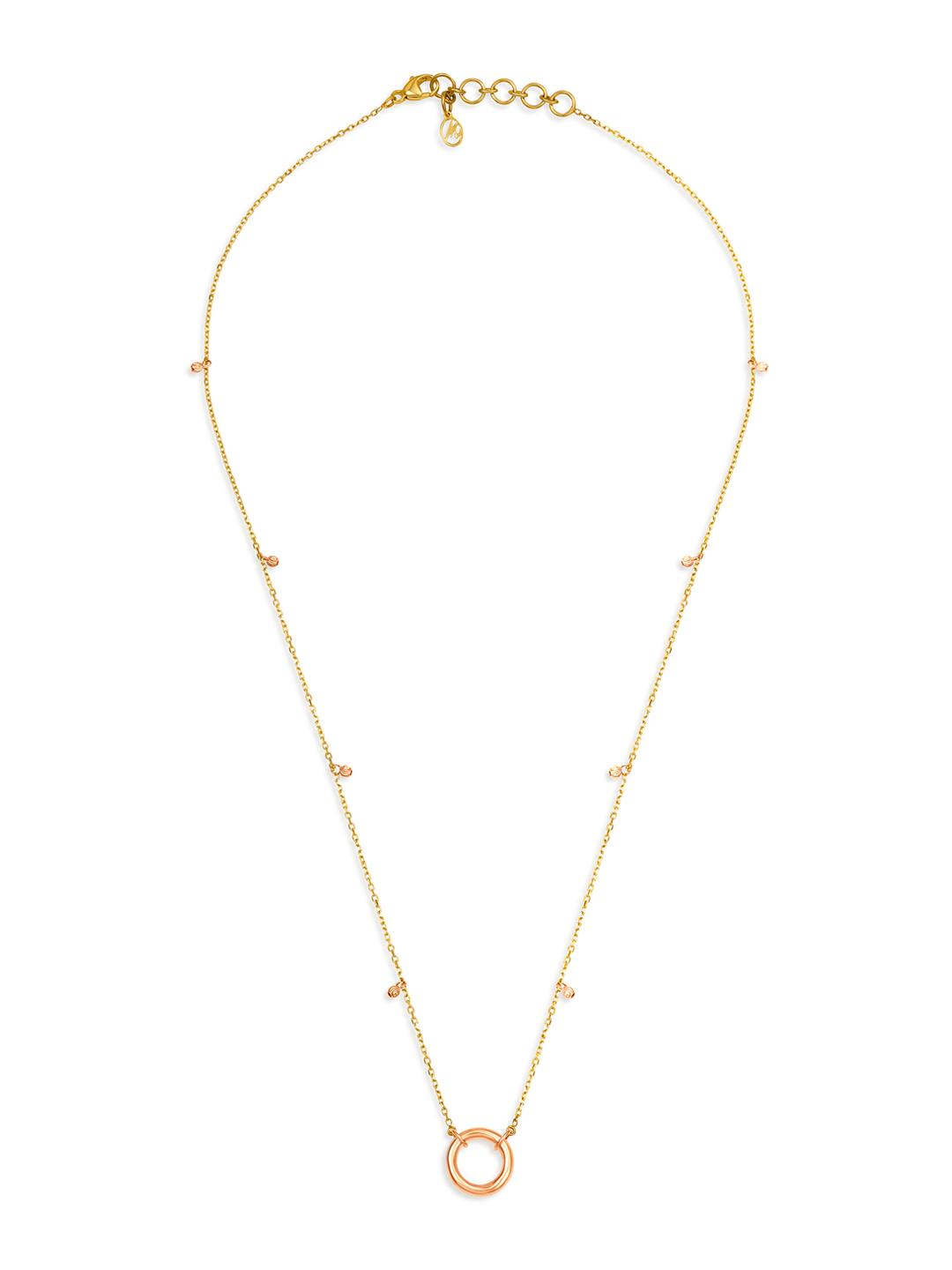 Mia by Tanishq 14-Karat Yellow Gold Necklace Price in India