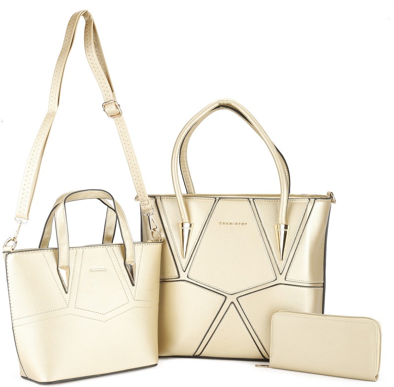 Women Gold Shoulder Bag Price in India