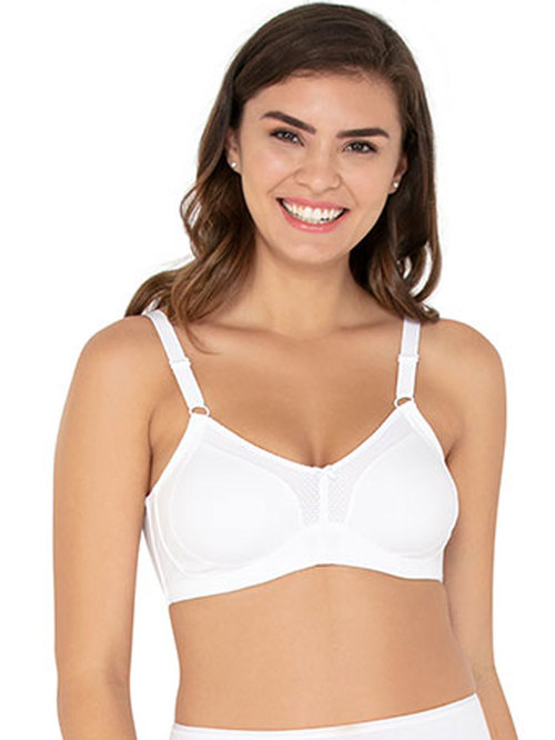 Amante White Non Wired Non Padded Minimizer Bra