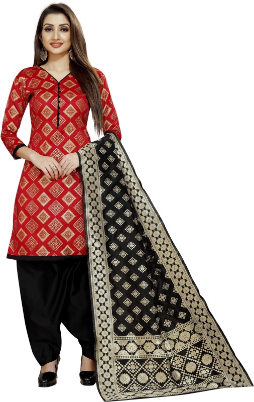 MANJULA SAREE Brasso Self Design Kurta & Palazzo Material Price in India