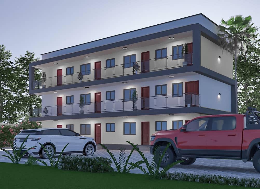 Nine Chamber and hall apartments image Nyande Constructions company 