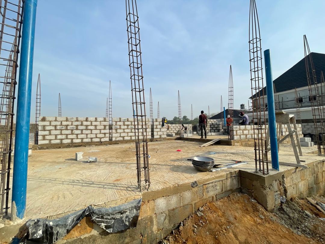 site work ongoing