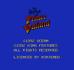 Legend of Prince Valiant, The