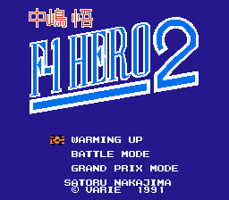 Nakajima Satoru - F-1 Hero 2