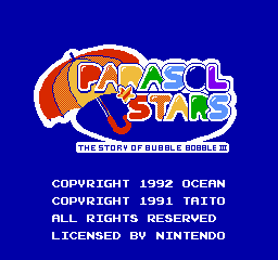 Parasol Stars - The Story of Bubble Bobble 3