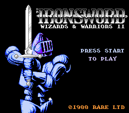 Wizards and Warriors II: Ironsword