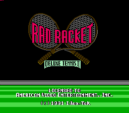 Rad Racket - Deluxe Tennis II