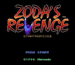 Startropics II - Zoda's Revenge