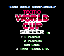 Tecmo World Cup Soccer