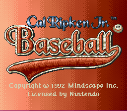 Cal Ripken Jr. Baseball