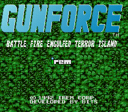 Gunforce - Battle Fire Engulfed Terror Island