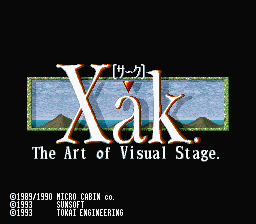 Xak - The Art of Visual Stage