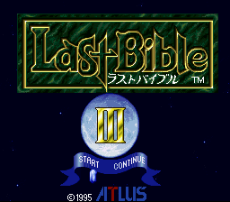 Last Bible III