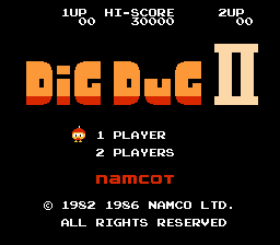Dig Dug II - Trouble in Paradise