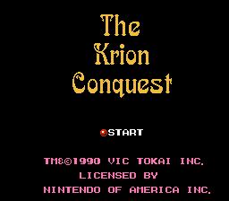 Krion Conquest, The