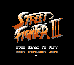 Street Fighter III