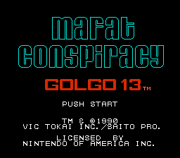Mafat Conspiracy - Golgo 13