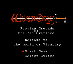 Wizardry: Proving Grounds of the Mad Overlord