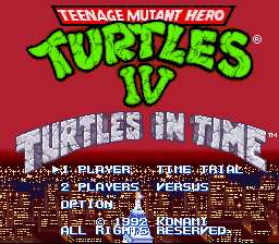 Teenage Mutant Ninja Turtles IV - Turtles in Time
