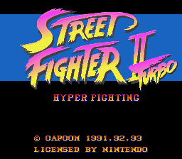 Street Fighter II Turbo - Hyper Fighting