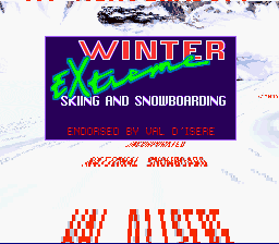Winter Extreme Skiing and Snowboarding