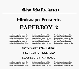 Paperboy 2