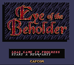 AD&D - Eye of the Beholder