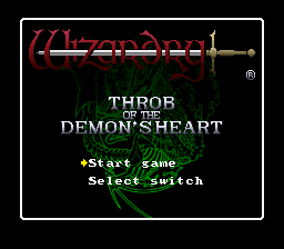 Wizardry Gaiden IV - Throb of the Demon's Heart