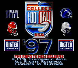 College Football USA '97 - The Road to New Orleans