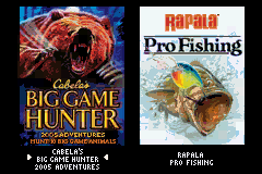2-in-1 - Sportsman's Pack - Cabela's Big Game Hunter - 2005 Adventures & Rapala Pro Fishing